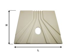 FRONTAL REFRACTORY FOR COMBUSTION CHAMBER